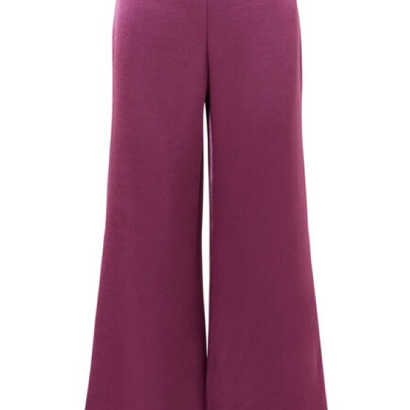 Vince Purple Wide Leg Pants - Picture 6 of 7